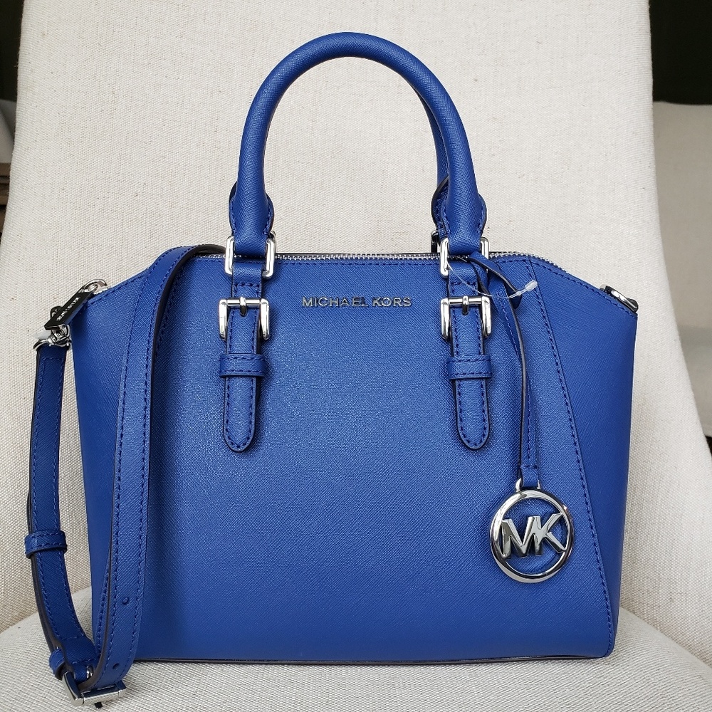 SOLD NWT Michael Kors MD Ciara Satchel sapphire